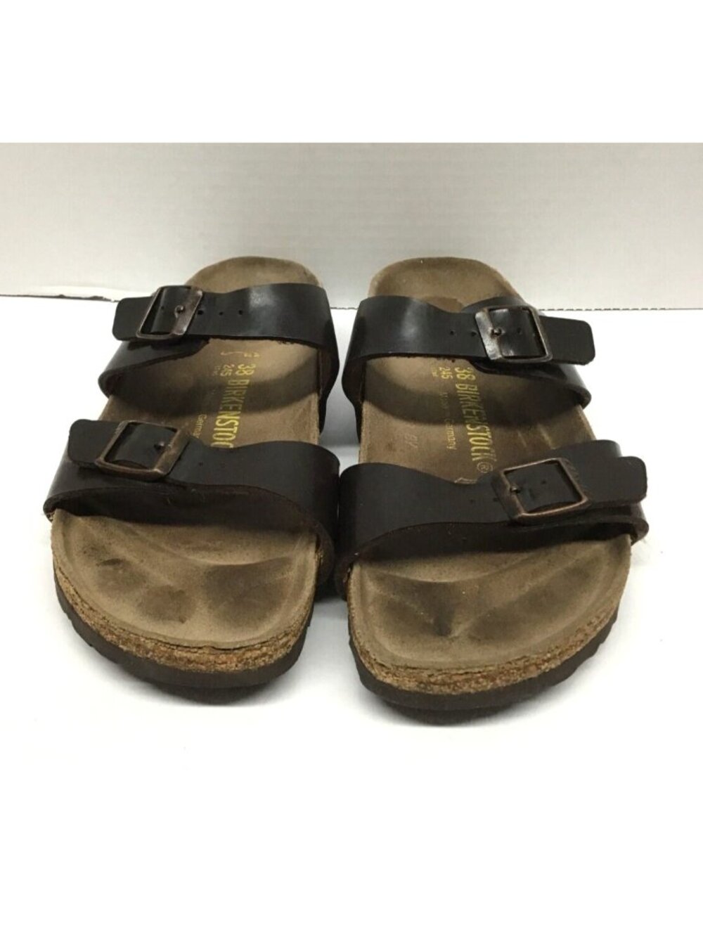 Birkenstock 38 Womens Sydney Brown Sandals